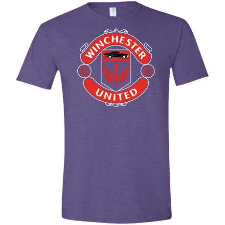 T-Shirts Heather Purple / S Winchester United Men's Semi-Fitted Softstyle