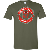 T-Shirts Military Green / S Winchester United Men's Semi-Fitted Softstyle