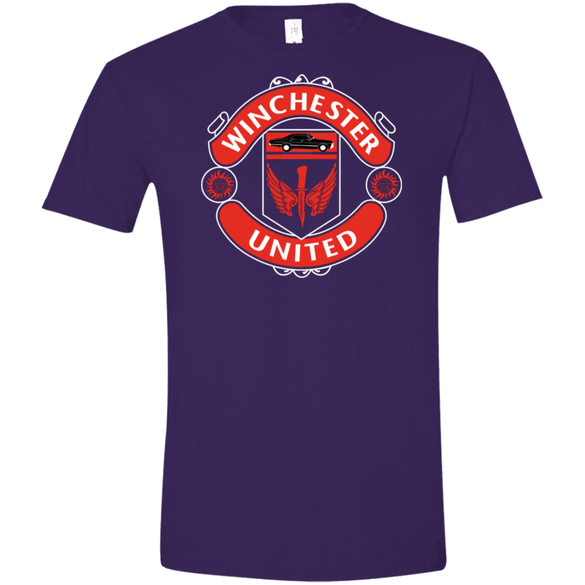 T-Shirts Purple / S Winchester United Men's Semi-Fitted Softstyle