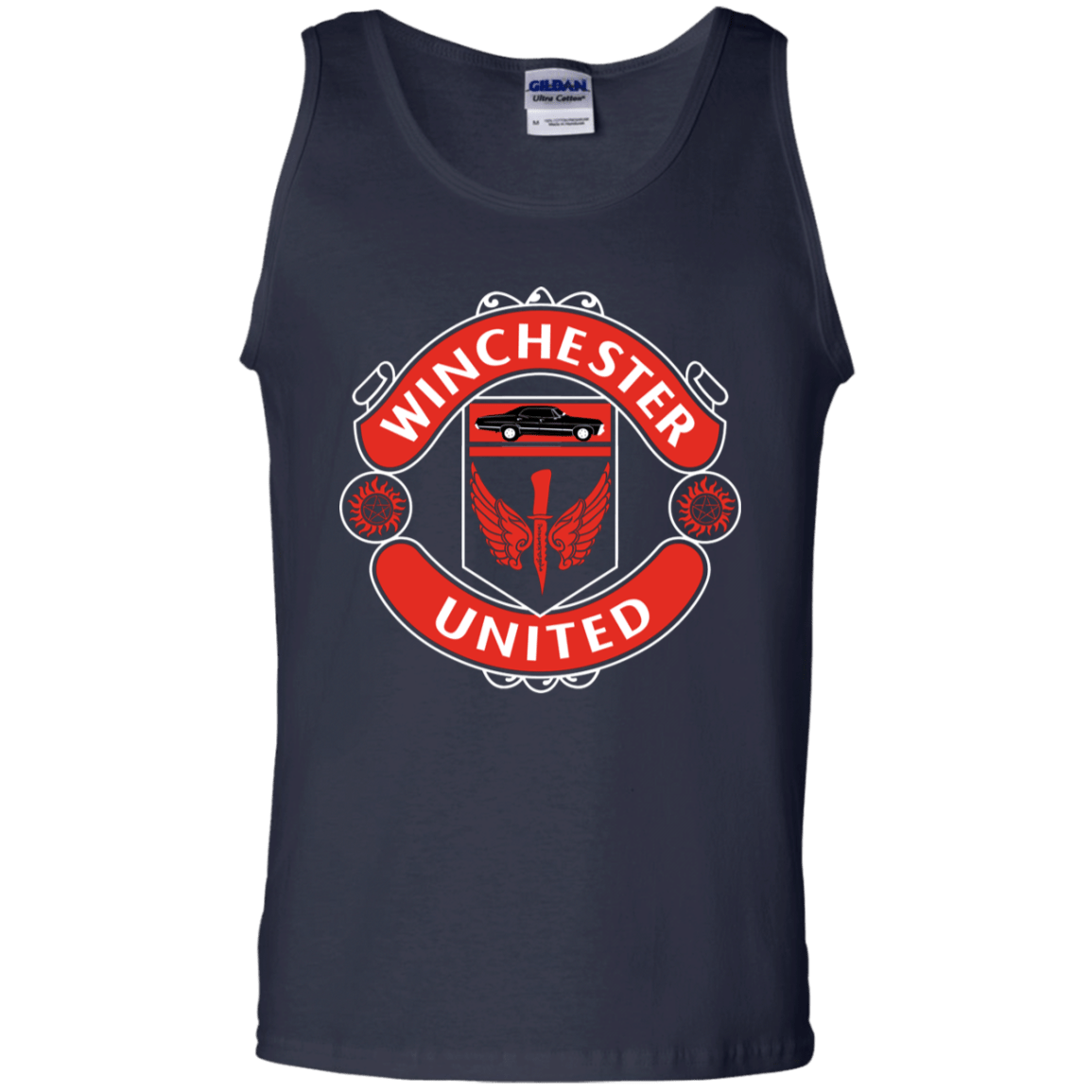 T-Shirts Navy / S Winchester United Men's Tank Top