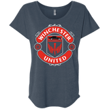 T-Shirts Indigo / X-Small Winchester United Triblend Dolman Sleeve