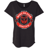 T-Shirts Vintage Black / X-Small Winchester United Triblend Dolman Sleeve
