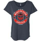T-Shirts Vintage Navy / X-Small Winchester United Triblend Dolman Sleeve