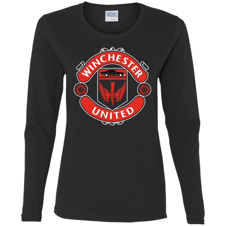 T-Shirts Black / S Winchester United Women's Long Sleeve T-Shirt