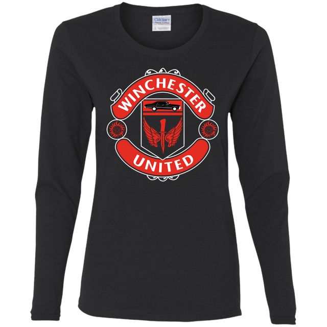 T-Shirts Black / S Winchester United Women's Long Sleeve T-Shirt