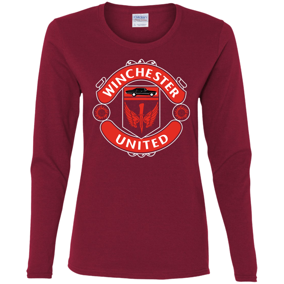 T-Shirts Cardinal / S Winchester United Women's Long Sleeve T-Shirt