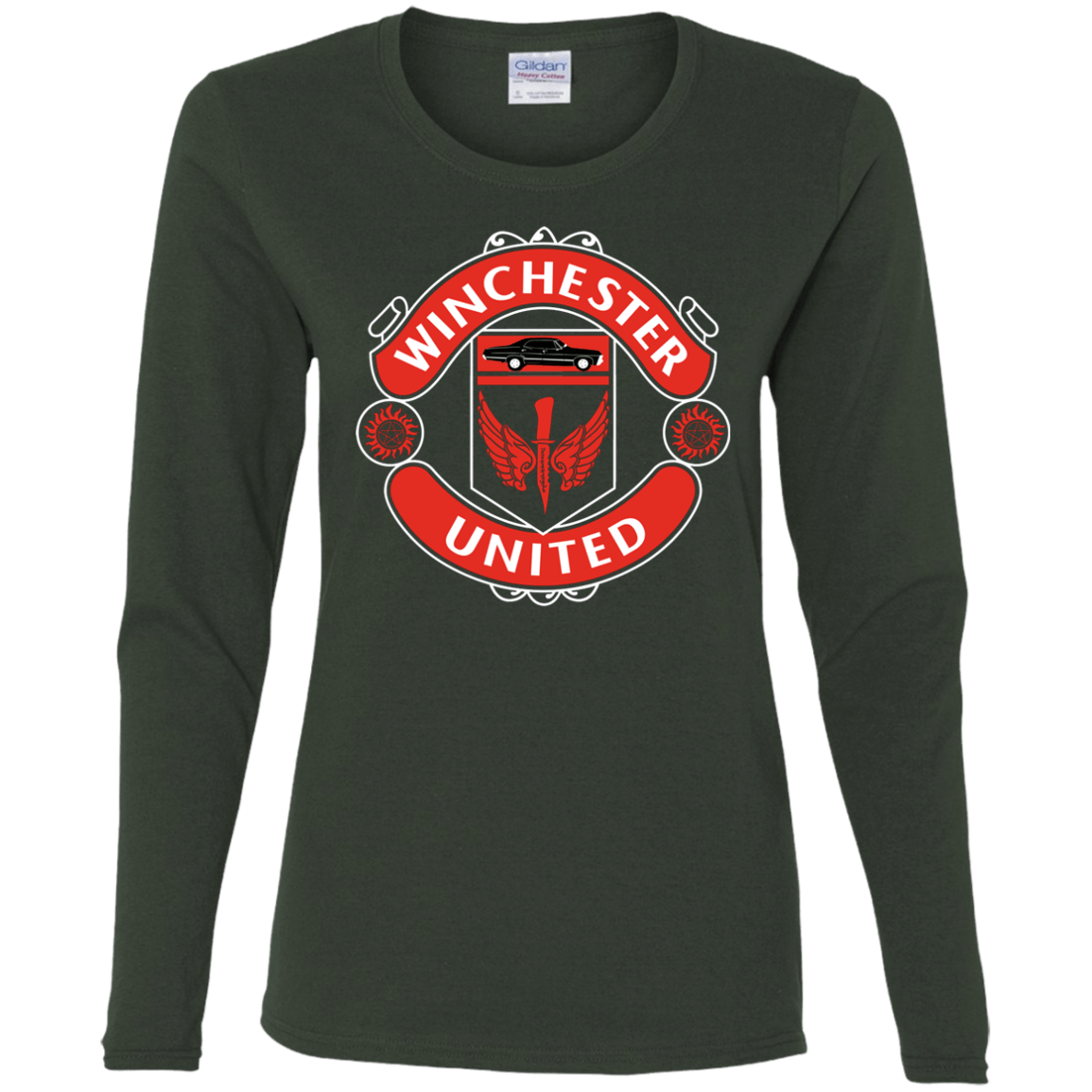 T-Shirts Forest / S Winchester United Women's Long Sleeve T-Shirt