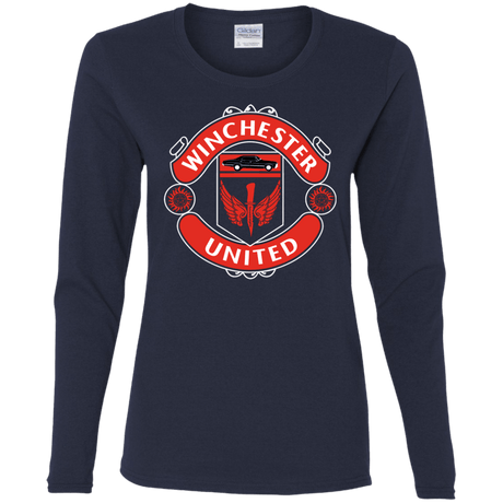 T-Shirts Navy / S Winchester United Women's Long Sleeve T-Shirt