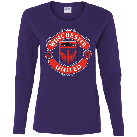 T-Shirts Purple / S Winchester United Women's Long Sleeve T-Shirt
