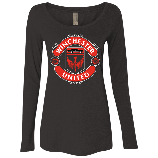 T-Shirts Vintage Black / S Winchester United Women's Triblend Long Sleeve Shirt