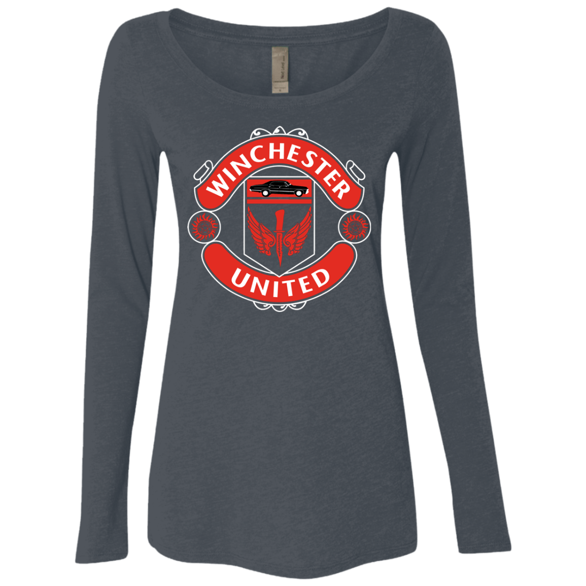 T-Shirts Vintage Navy / S Winchester United Women's Triblend Long Sleeve Shirt