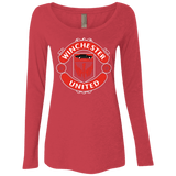 T-Shirts Vintage Red / S Winchester United Women's Triblend Long Sleeve Shirt
