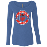 T-Shirts Vintage Royal / S Winchester United Women's Triblend Long Sleeve Shirt