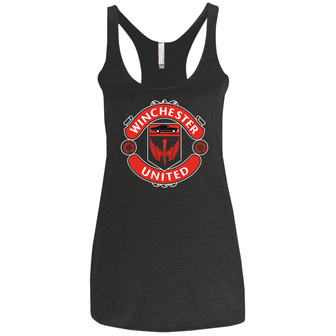 T-Shirts Vintage Black / X-Small Winchester United Women's Triblend Racerback Tank