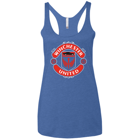 T-Shirts Vintage Royal / X-Small Winchester United Women's Triblend Racerback Tank