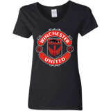 T-Shirts Black / S Winchester United Women's V-Neck T-Shirt