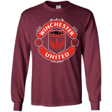 T-Shirts Maroon / YS Winchester United Youth Long Sleeve T-Shirt