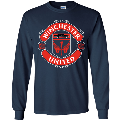 T-Shirts Navy / YS Winchester United Youth Long Sleeve T-Shirt
