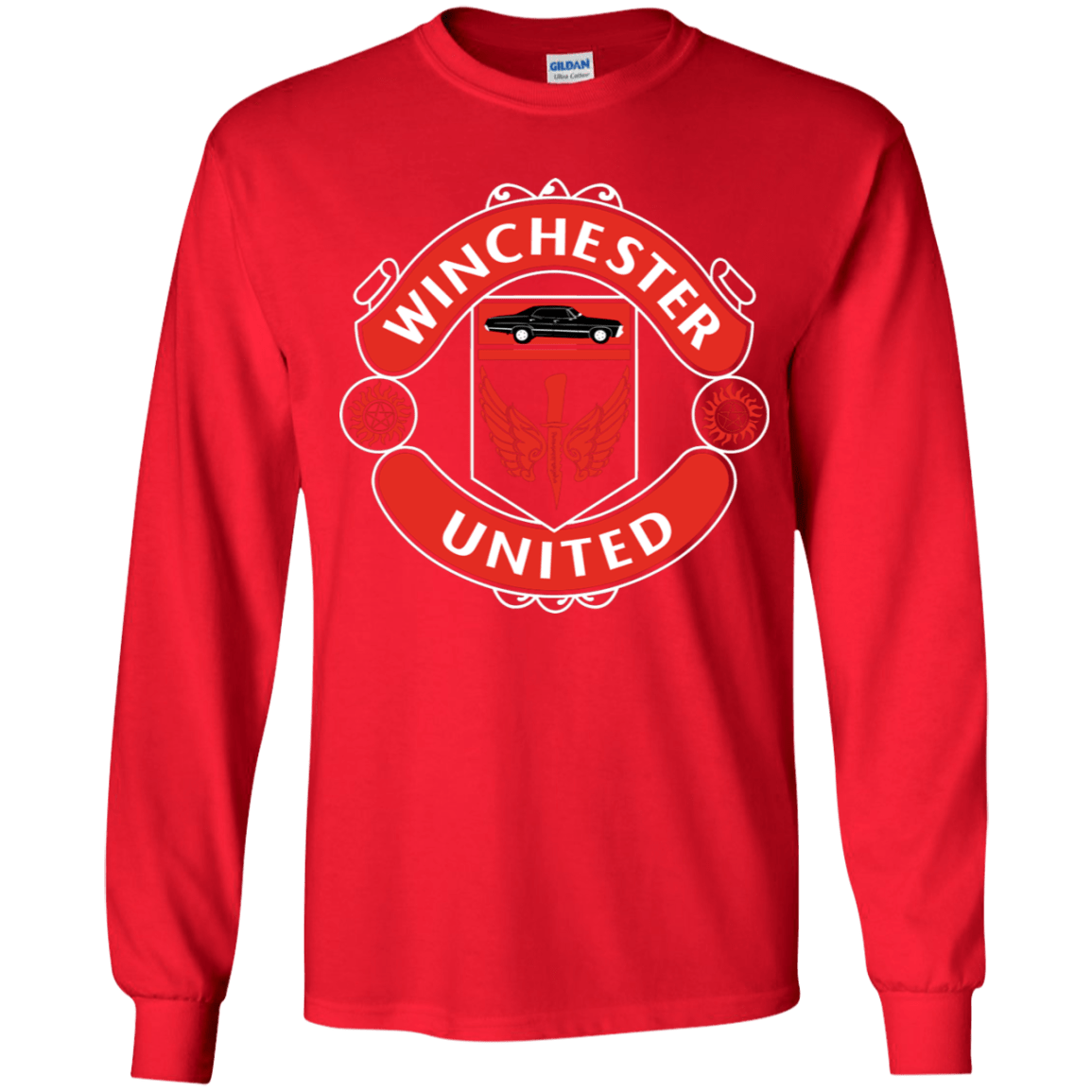 T-Shirts Red / YS Winchester United Youth Long Sleeve T-Shirt