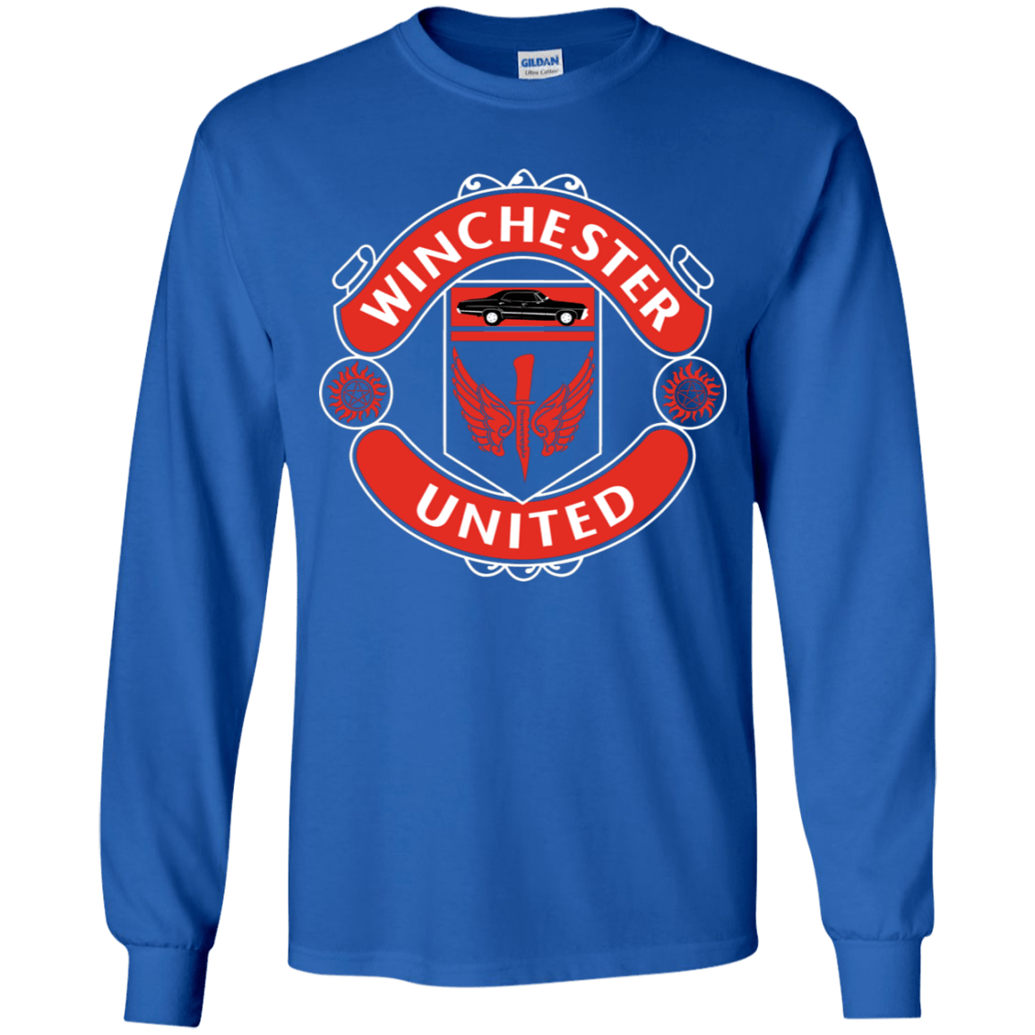T-Shirts Royal / YS Winchester United Youth Long Sleeve T-Shirt