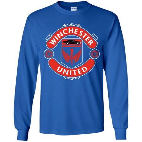 T-Shirts Royal / YS Winchester United Youth Long Sleeve T-Shirt