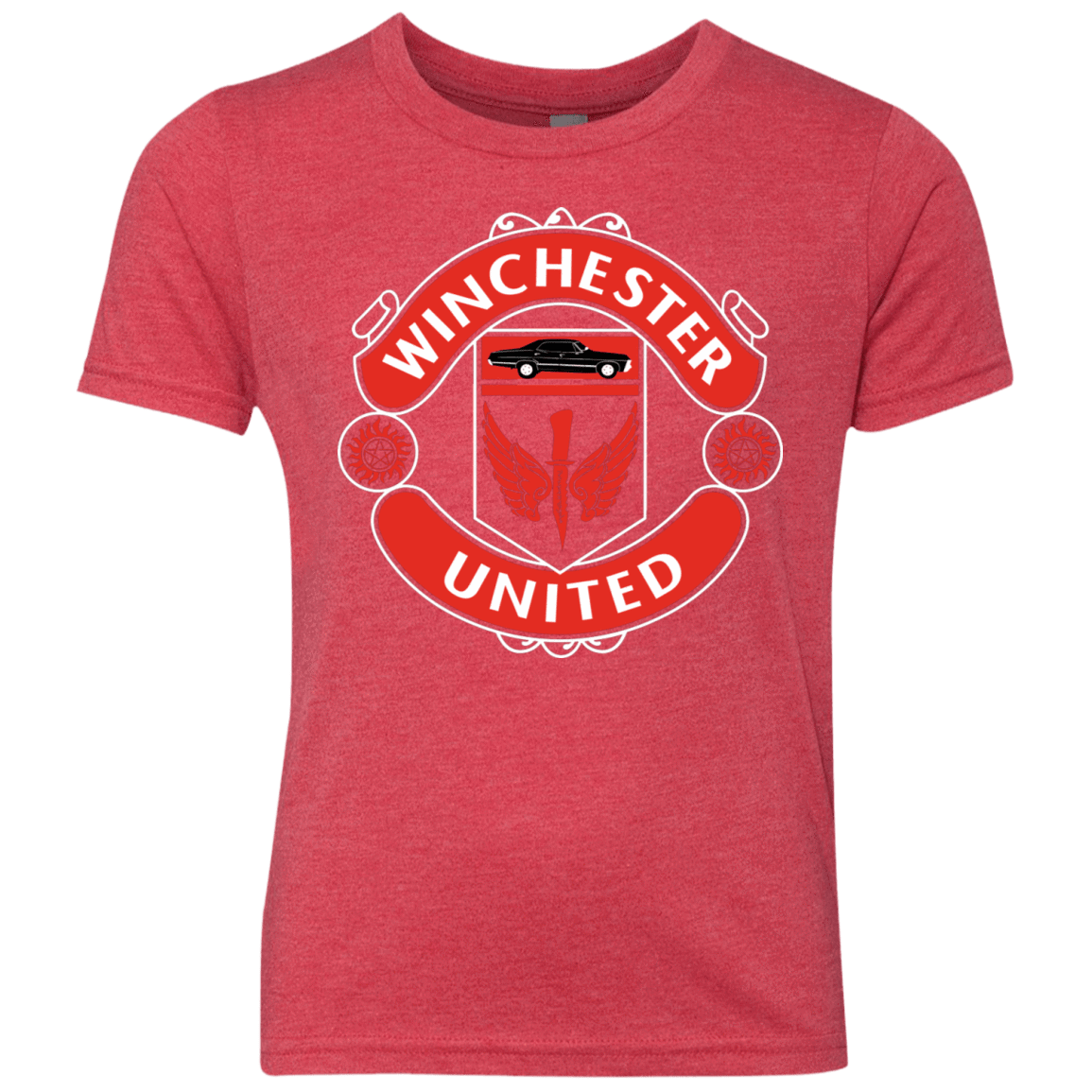 T-Shirts Vintage Red / YXS Winchester United Youth Triblend T-Shirt