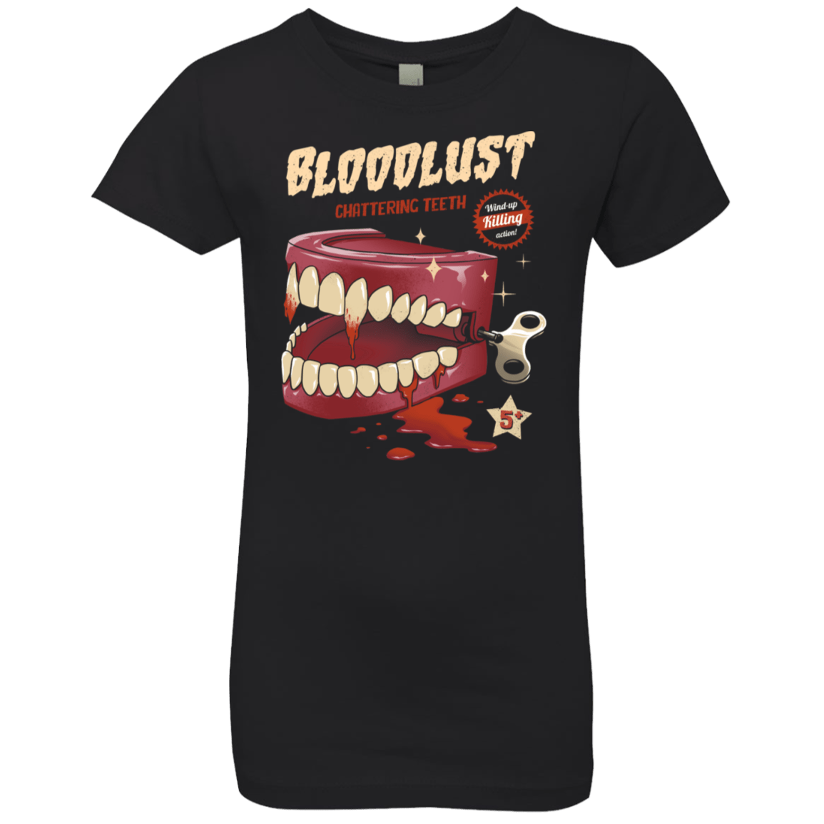 T-Shirts Black / YXS Wind-Up Killer Teeth Girls Premium T-Shirt