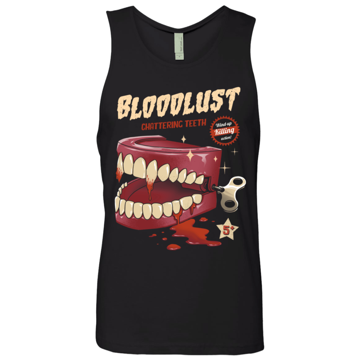 T-Shirts Black / S Wind-Up Killer Teeth Men's Premium Tank Top