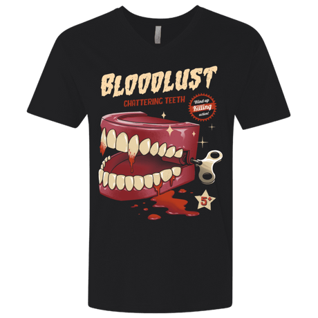 T-Shirts Black / X-Small Wind-Up Killer Teeth Men's Premium V-Neck