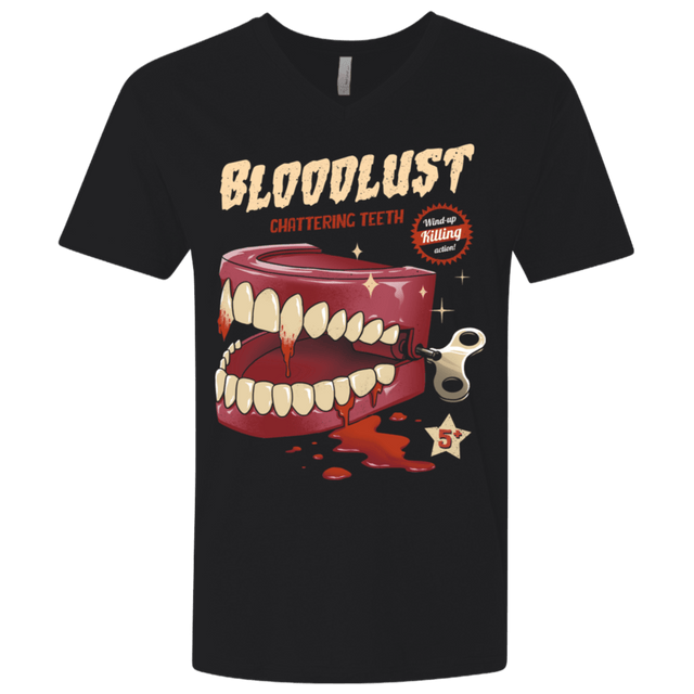 T-Shirts Black / X-Small Wind-Up Killer Teeth Men's Premium V-Neck