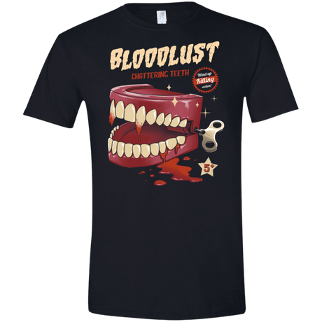 T-Shirts Black / X-Small Wind-Up Killer Teeth Men's Semi-Fitted Softstyle