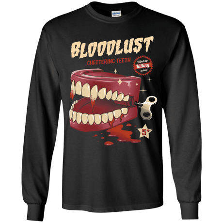 T-Shirts Black / YS Wind-Up Killer Teeth Youth Long Sleeve T-Shirt