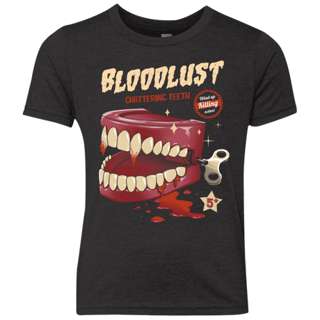 T-Shirts Vintage Black / YXS Wind-Up Killer Teeth Youth Triblend T-Shirt