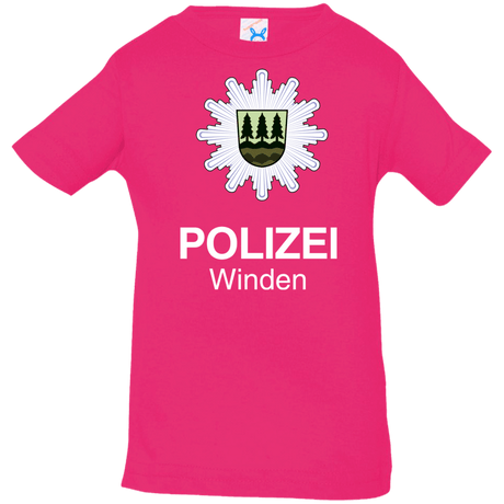 T-Shirts Hot Pink / 6 Months Winden Polizei Infant Premium T-Shirt
