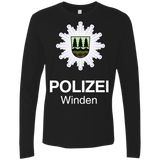 T-Shirts Black / Small Winden Polizei Men's Premium Long Sleeve