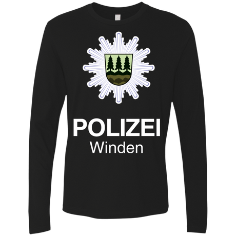 T-Shirts Black / Small Winden Polizei Men's Premium Long Sleeve