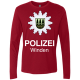 T-Shirts Cardinal / Small Winden Polizei Men's Premium Long Sleeve