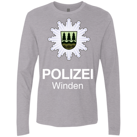 T-Shirts Heather Grey / Small Winden Polizei Men's Premium Long Sleeve