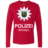 T-Shirts Red / Small Winden Polizei Men's Premium Long Sleeve