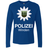 T-Shirts Royal / Small Winden Polizei Men's Premium Long Sleeve