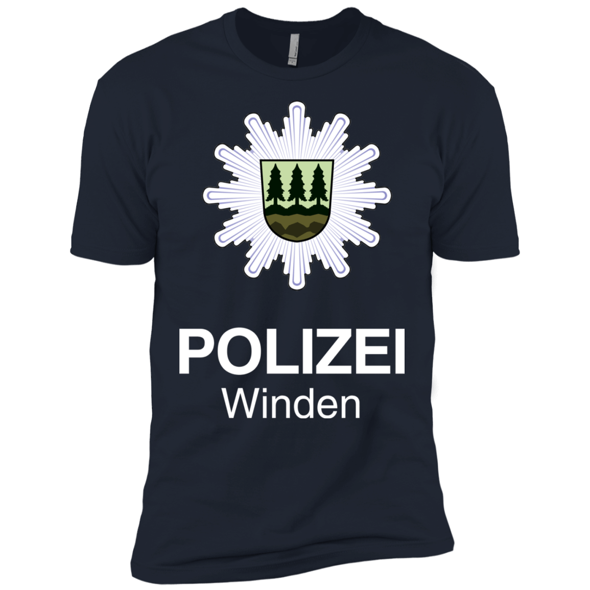 T-Shirts Midnight Navy / X-Small Winden Polizei Men's Premium T-Shirt