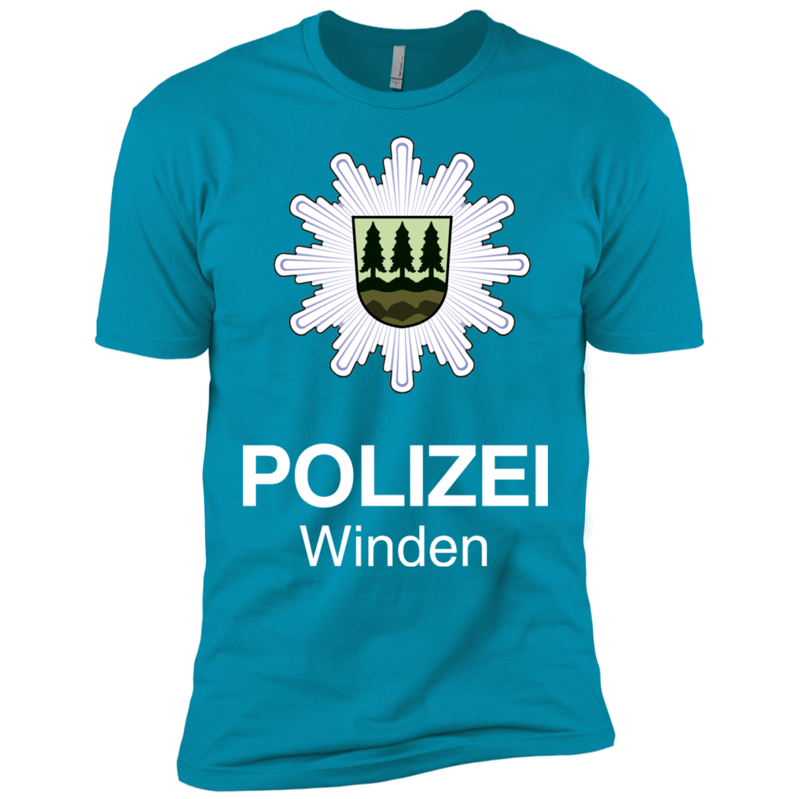 T-Shirts Turquoise / X-Small Winden Polizei Men's Premium T-Shirt