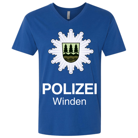 T-Shirts Royal / X-Small Winden Polizei Men's Premium V-Neck