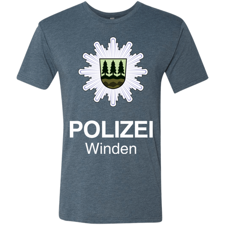 T-Shirts Indigo / Small Winden Polizei Men's Triblend T-Shirt