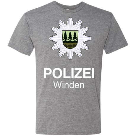 T-Shirts Premium Heather / Small Winden Polizei Men's Triblend T-Shirt