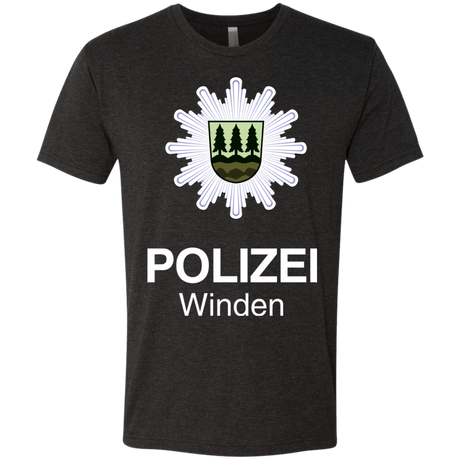 T-Shirts Vintage Black / Small Winden Polizei Men's Triblend T-Shirt