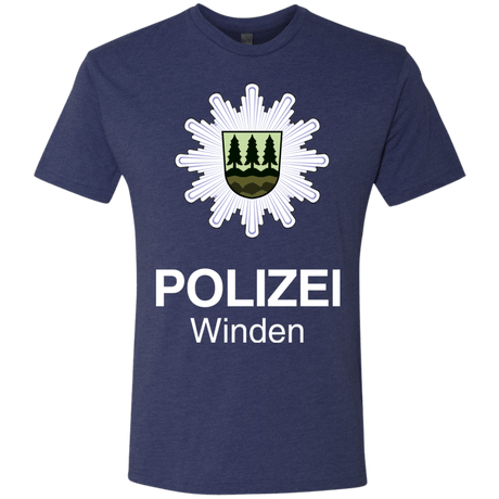 T-Shirts Vintage Navy / Small Winden Polizei Men's Triblend T-Shirt