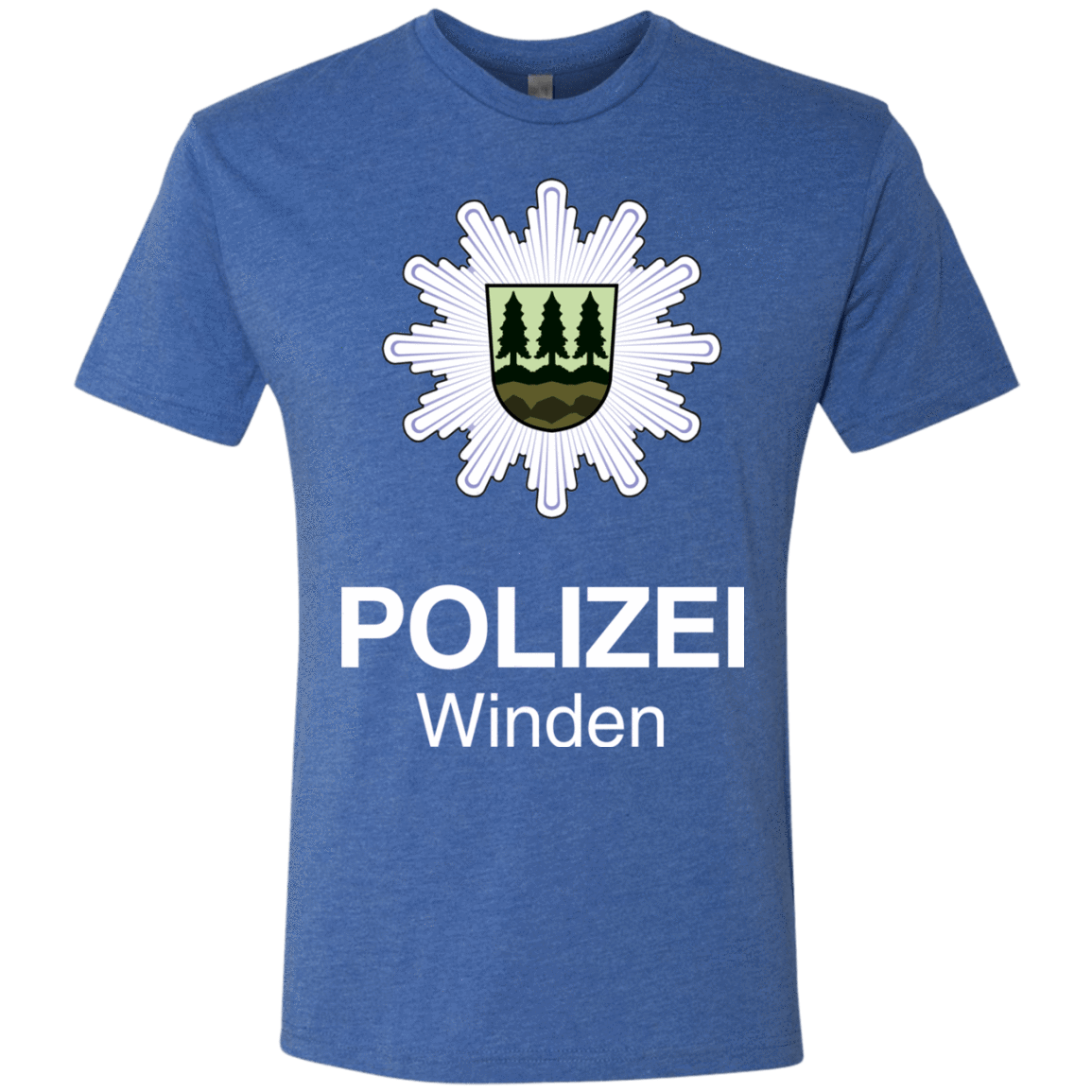 T-Shirts Vintage Royal / Small Winden Polizei Men's Triblend T-Shirt