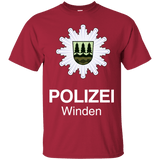 T-Shirts Cardinal / Small Winden Polizei T-Shirt