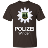 T-Shirts Dark Chocolate / Small Winden Polizei T-Shirt
